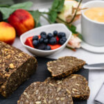 Low carb seed bread recipe with baking powder - Healthy bread for breakfast as grain bread with oatmeal - Recipe - Simple seed bread without flour - succeeds fast, nutritious, healthy - vegan and gluten-free.
