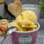 Instructions for our delicious peach yogurt ice cream recipe, which is extra fruity and creamy, made with simple ingredients. Peaches Fruit